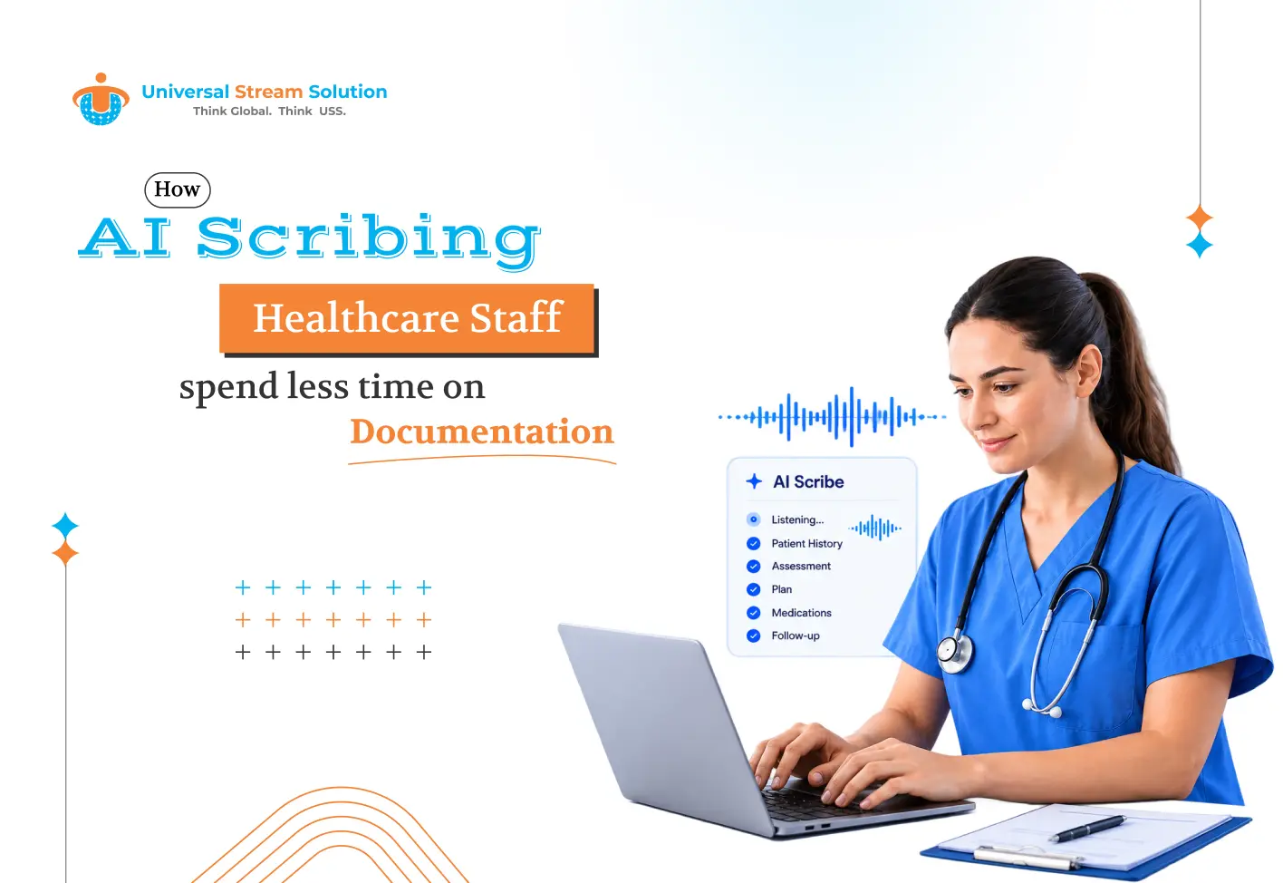 How AI Scribing Helps Healthcare Staff Spend Less Time on Documentation
