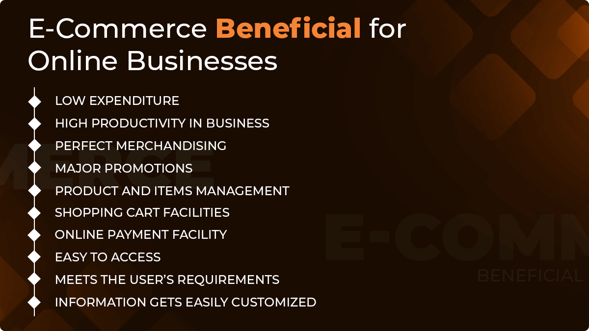 E-commerce Beneficial for Online Businesses