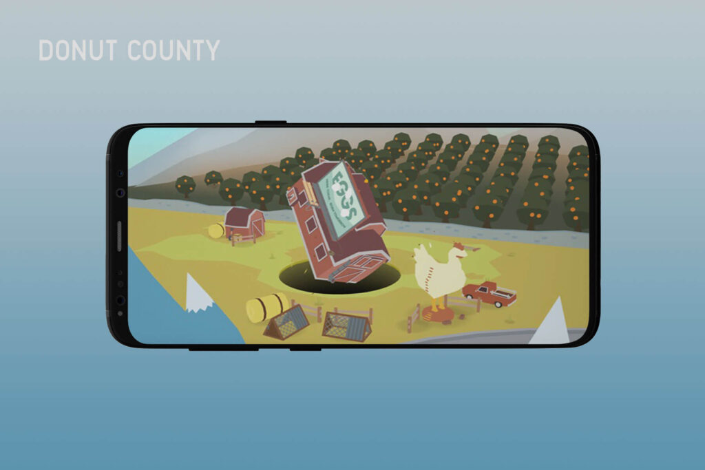 Donut County- Top 13 Best iPhone Games of 2020