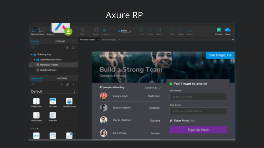 Axure RP- Best Mobile App UI Design Tools