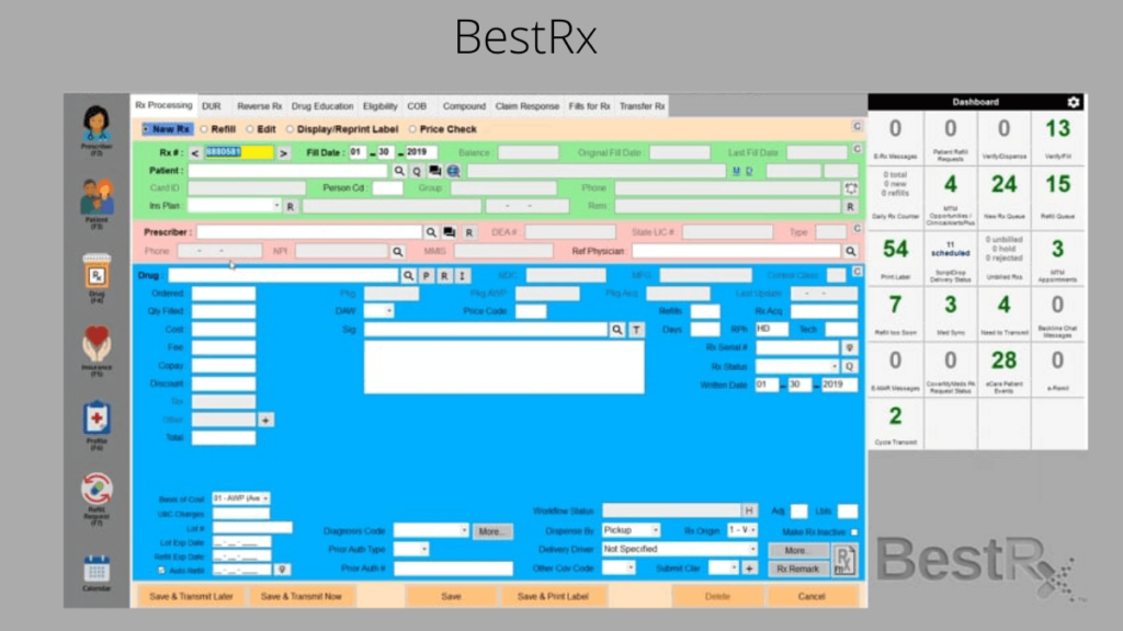 BestRx- 10 Best Pharmacy Software For Improved Medical Practices