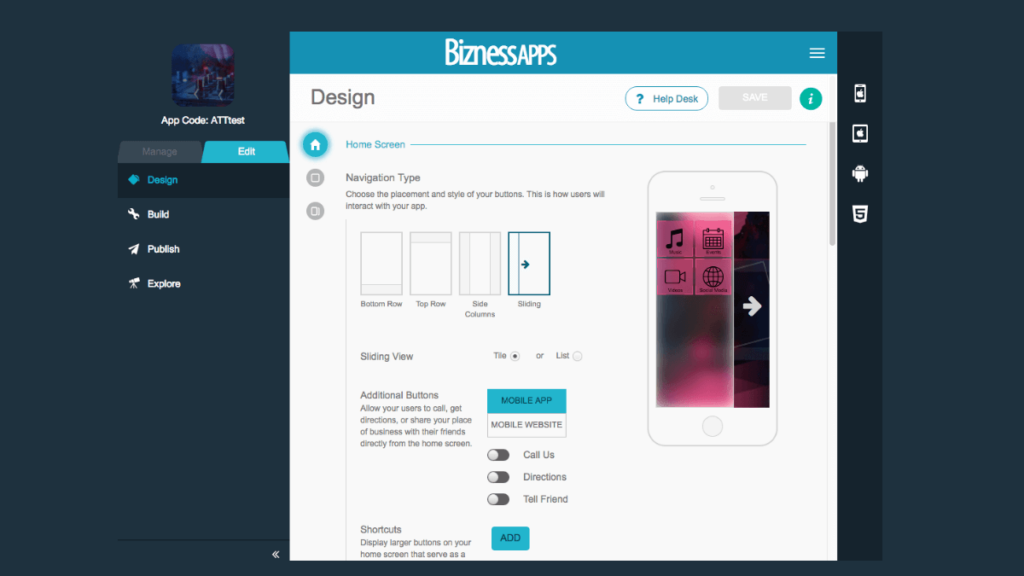 Bizness Apps- 10 Best Mobile App Development Tools