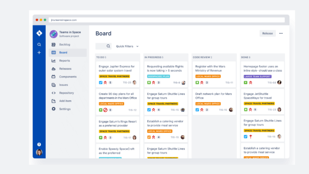 JIRA- 10 Best Mobile App Development Tools