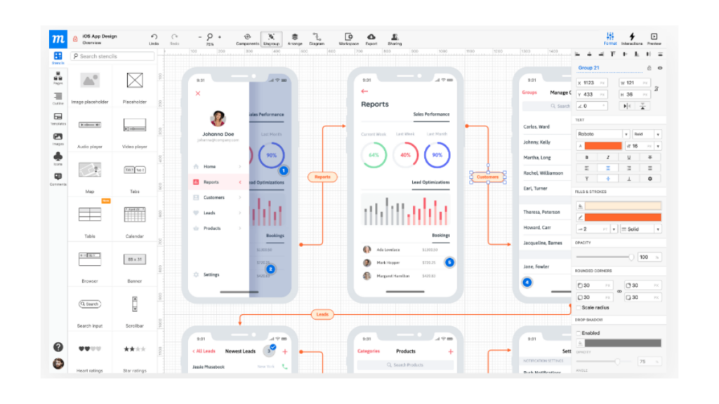 Moqups- Best Free Wireframe Tools For Mobile App