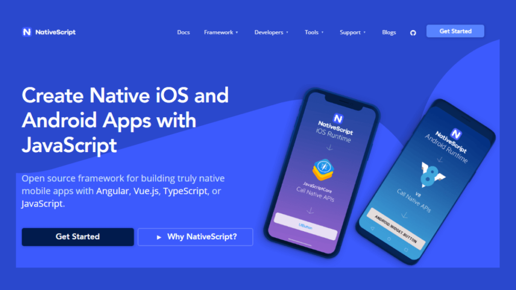 NativeScript- 15 Best Android Framework