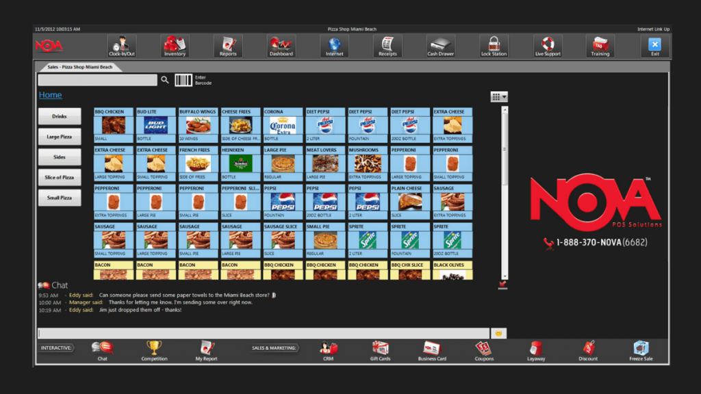 Nova Point of Sale- 10 Best Retail Management Softwares of All Times