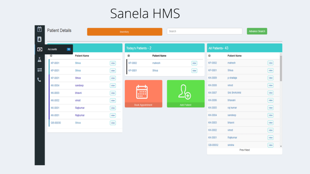 Sanela HMS- 10 Best Pharmacy Software For Improved Medical Practices