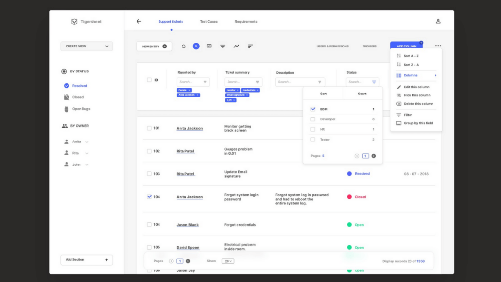 Tigersheet- 10 Best Data Entry System Softwares of 2020