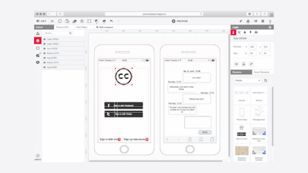 hotgloo- Best Mobile App UI Design Tools