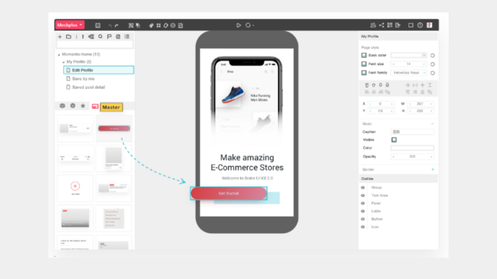 mockplus- Best Free Wireframe Tools For Mobile App