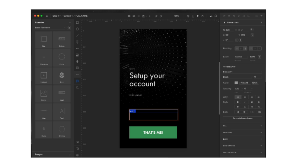 uxpin- Best Free Wireframe Tools For Mobile App