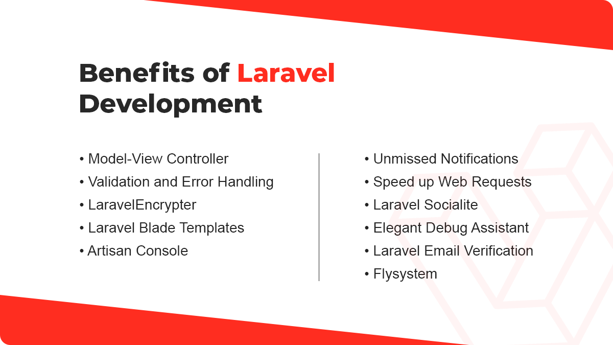 Benefits of Laravel Development