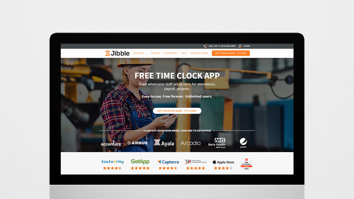 Jibble- Best Productivity Tools For Web Developers 