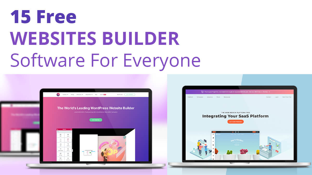 15 Free Websites Builder Software For Everyone