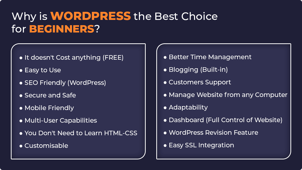 Why is WordPress The Best Choice For Beginners?